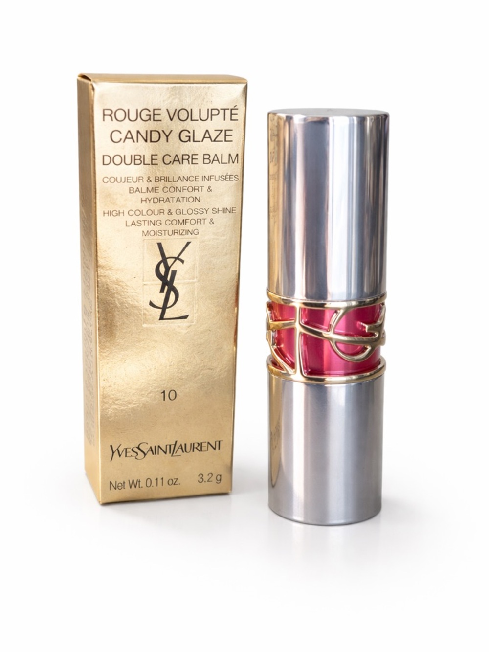 Yves Saint Laurent Rouge Volupté Candy Glaze Lip Balm - Red Crush